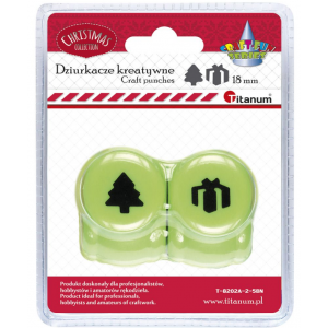 Dziurkacze ozdobne Titanum 1,8cm Fantasy #3, 2szt